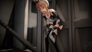 【MMD to B PUNCH】Riiza-vs-baseball-bat